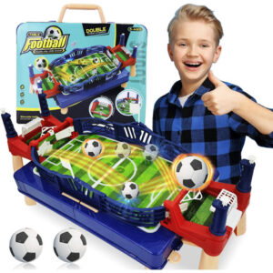 Mesas De Futbolín Portátiles Para Niños Y Adultos 35x25cm Verde+rojo+azul