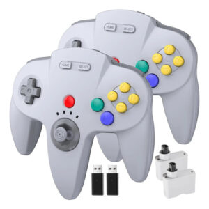 Controladores Inalámbricos N64 Pack 2 Para Juegos Nintendo S Color