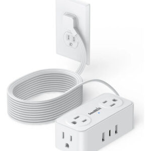 Regleta Multicontacto 4 Enchufes 3 Usb Extensión Plana 3m Color
