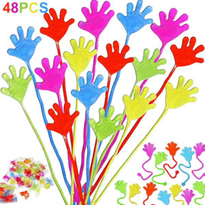 48 Juguetes Coloridos Pegajosos Para Niños Regalos Fiestas Varios