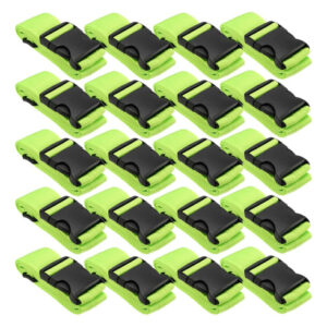 Correas Para Equipaje 20 Unidades 2 X 200 Cm Verde Ajustable Verde Nombre Del Diseño