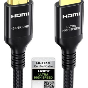 Cable Hdmi 2.1 25 Metros Ultra Alta Velocidad 48gbps 8k 10k