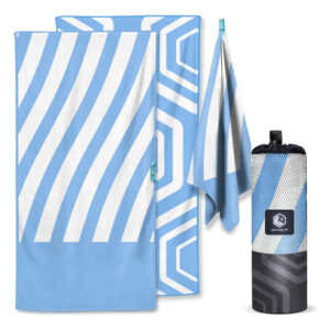 Toalla De Playa Microfibra Ligera Secado Rápido 6 Colores Sky Blue Nombre Del Diseño