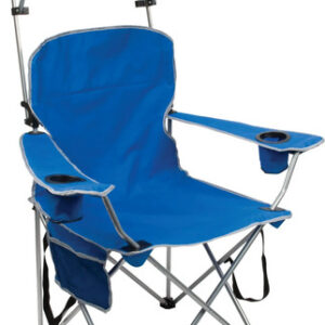 Silla Plegable Grande Azul Real Con Toldo Ajustable Upf 50 Azul Real