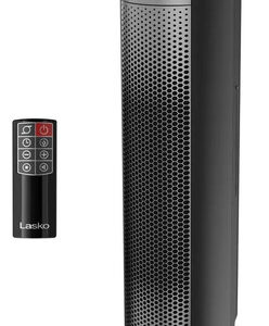 Calentador Cerámico Eléctrico De Torre 1500w Oscilante Blanc Blanco