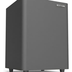 Subwoofer Compacto Graves Profundos Fácil Integración Negro Negro