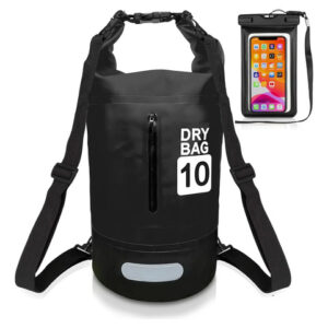 Bolsa Impermeable 10l Con Funda Para Teléfono Y Correa Ajust Color
