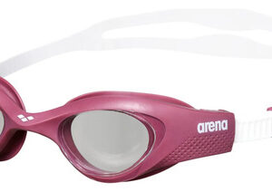 Anteojos De Natación Mujer Ajuste Universal Antiniebla Uv Transparente/vino Tinto/blanco