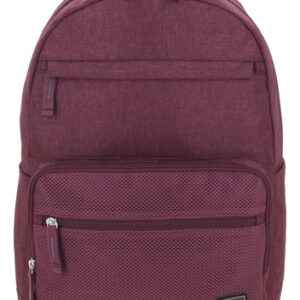 Mochila Grande Unisex Roja Con Porta Laptop Hasta 15 Pulgada Rojo Diseño De La Tela