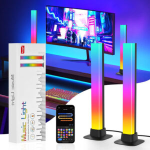 Barras Led Inteligente 30cm Rgb Control Por App Y Voz Color De La Luz