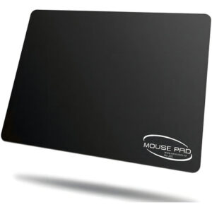 Excovip Gaming Mouse Pad, Mouse Mat 220x180mm Alfombrillas Para Raton Con Superficie Texturada De Alta Calidad, Almohadilla Para Mouse Tapete Para Base De Goma Antideslizante, Negro Compatib
