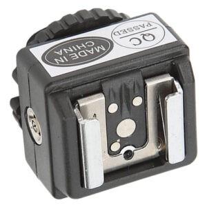 Adaptador Flash Hot Shoe Para Dslr Con Puerto De Pc Pequeño