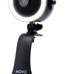 Cámara Web Todo En Uno Con Micrófono Y Anillo De Luz - Movo Webmic Hd Pro