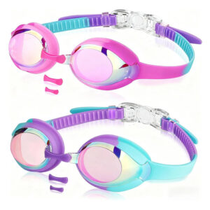 Gafas De Natación Para Niños 3 A 12 Años Antivaho Y Uv Colorido