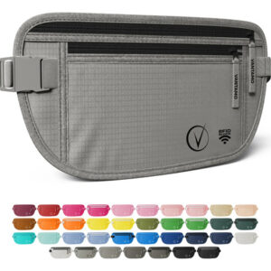 Cinturón De Dinero Rfid Unisex Ultradelgado Para Viaje 48 Cm Color Diseño De La Tela