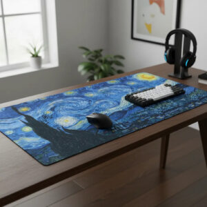 Alfombrilla De Mouse Xl Antideslizante Noche Estrellada 80 C Noche Estrellada Diseño Impreso