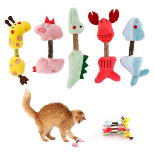 Palitos Masticables Matatabi Natural Para Gatos 5 Piezas Color