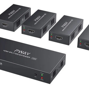 Extensor Divisor Hdmi 1x4 Hasta 50m 1080p 60hz Negro