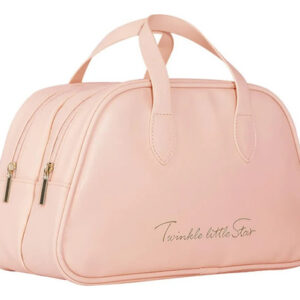 Neceser Maquillaje Grande Impermeable Rosa Organizador Portá Color Diseño De La Tela