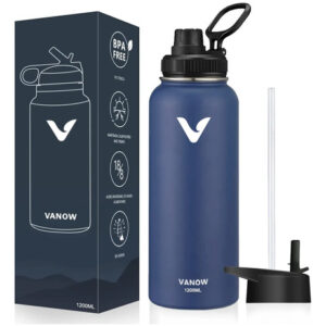 Termo Acero Inoxidable 1.2l Doble Pared Antigoteo Azul Azul