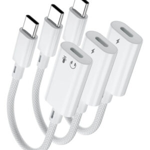 Adaptadores De Audio Usb C A Lightning Paquetes De 3 Rápidos Color