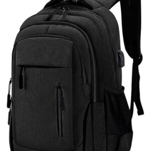 Mochila Impermeable Para Laptop 17.3 Pulgadas Con Usb 50x35x Negro 0