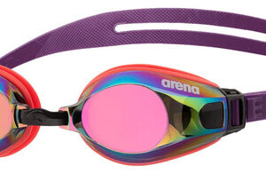Gafas De Natación Unisex Antivaho Redondas Lentes Espejados Multicolor