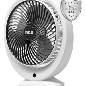 Mini Ventilador Recargable Portátil Silencioso 3 Velocidades Blanco