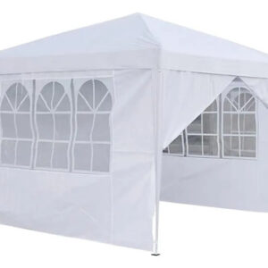 Toldo Plegable 3x3 M Impermeable Con Ventanas Para Eventos Color