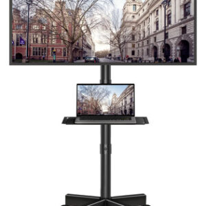 Soporte Con Ruedas Para Tv De 23 A 60 Pulgadas Inclinable Color