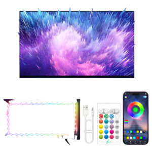 Luces Led Multicolor Para Tv 45 A 75 Pulgadas 5 Metros Contr