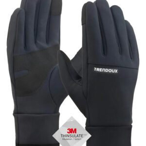 Guantes Térmicos Negros Táctiles Para Invierno Tamaño Pequeñ
