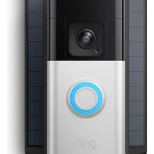 Cargador Solar Para Timbre Ring Video Doorbell Con Soporte Color