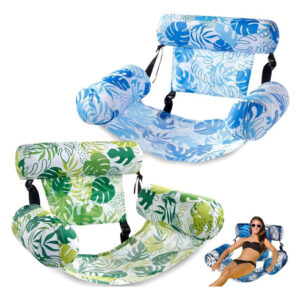 Flotadores Inflables Para Piscina Adultos Hamaca Agua Verano Hojas De Verano