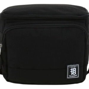 Lonchera Negra Térmica 24x20x15 Cm Asa Ajustable 7,2 L Negro Nombre Del Diseño