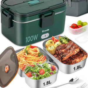 Lonchera Eléctrica 1 8l Calentador De Alimentos Portátil Ver Verde