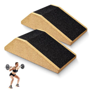 Cuñas Para Sentadillas 2 Piezas Antideslizantes Negras Negro