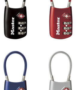 Candado De Equipaje Tsa Personalizable Paquete De 4 Unidades Colores Surtidos