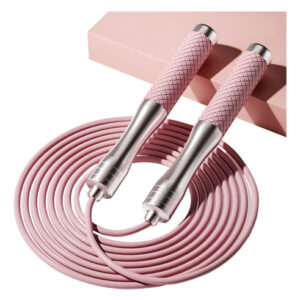 Cuerda De Saltar De Velocidad Para Fitness, Cuerda De Salta. Color Rosado