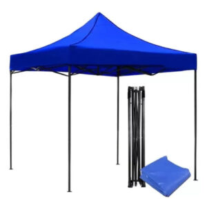 Carpa Toldo Plegable 3x3 Impermeable Para Jardín Azul Color