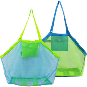 Bolsas De Malla Para Playa Y Juguetes Organizador 2 Piezas