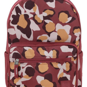 Mochila Roja Para Laptop De 15 Pulgadas Estilo Universitario Rojo Diseño De La Tela