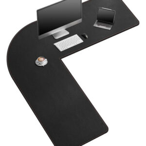 Alfombrilla De Computadora En Forma De L 160 Cm Cuero Sintét Color Diseño Impreso