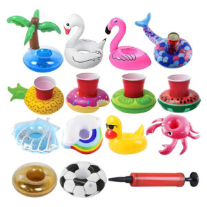 Soportes Flotantes Inflables Para Beber 15 Pcs Para Piscina 15 Pcs Varios Estilos