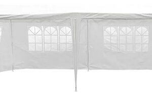 Carpa Toldo Reforzada 6x3m Blanca Impermeable Y Paredes Remo Blanco