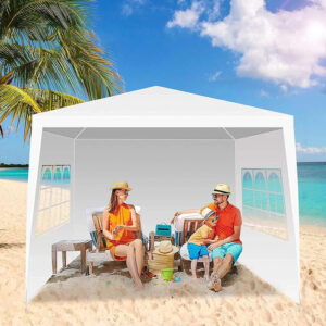 Toldo Plegable 3x3 M Ideal Para Jardín Fiesta Y Playa Color