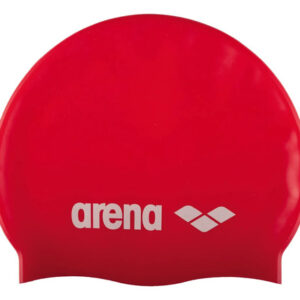 Gorra De Natación Silicona Unisex Roja Para Adultos 1 Unidad Rojo Diseño De La Tela Talla
