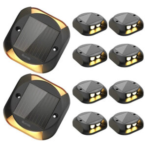 Luces Solares Led 10 Piezas Para Escalones Y Senderos Color De La Pantalla Color De La Estructura