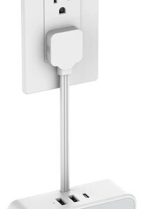 Regleta Multicontacto 0.15m 4 Salidas Ca 3 Usb Gris Compacta Color