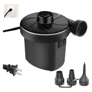 Bomba De Aire Eléctrica Portátil 150w 3 Boquillas Inflado Rá